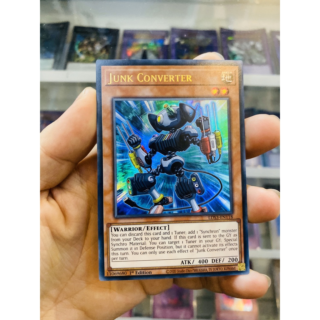 Thẻ Bài YugiOh! Mã LDS3-EN118 - Junk Converter - Ultra Rare - 1st Edition