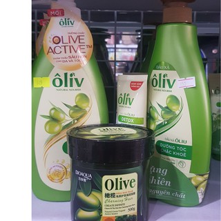 Bộ Dầu Gội Ủ Dưỡng Tóc Olive Siêu Mềm Mượt