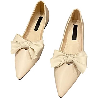 Giày Búp Bê Nữ Nơ To Mũi Nhọn Xinh Xắn A82