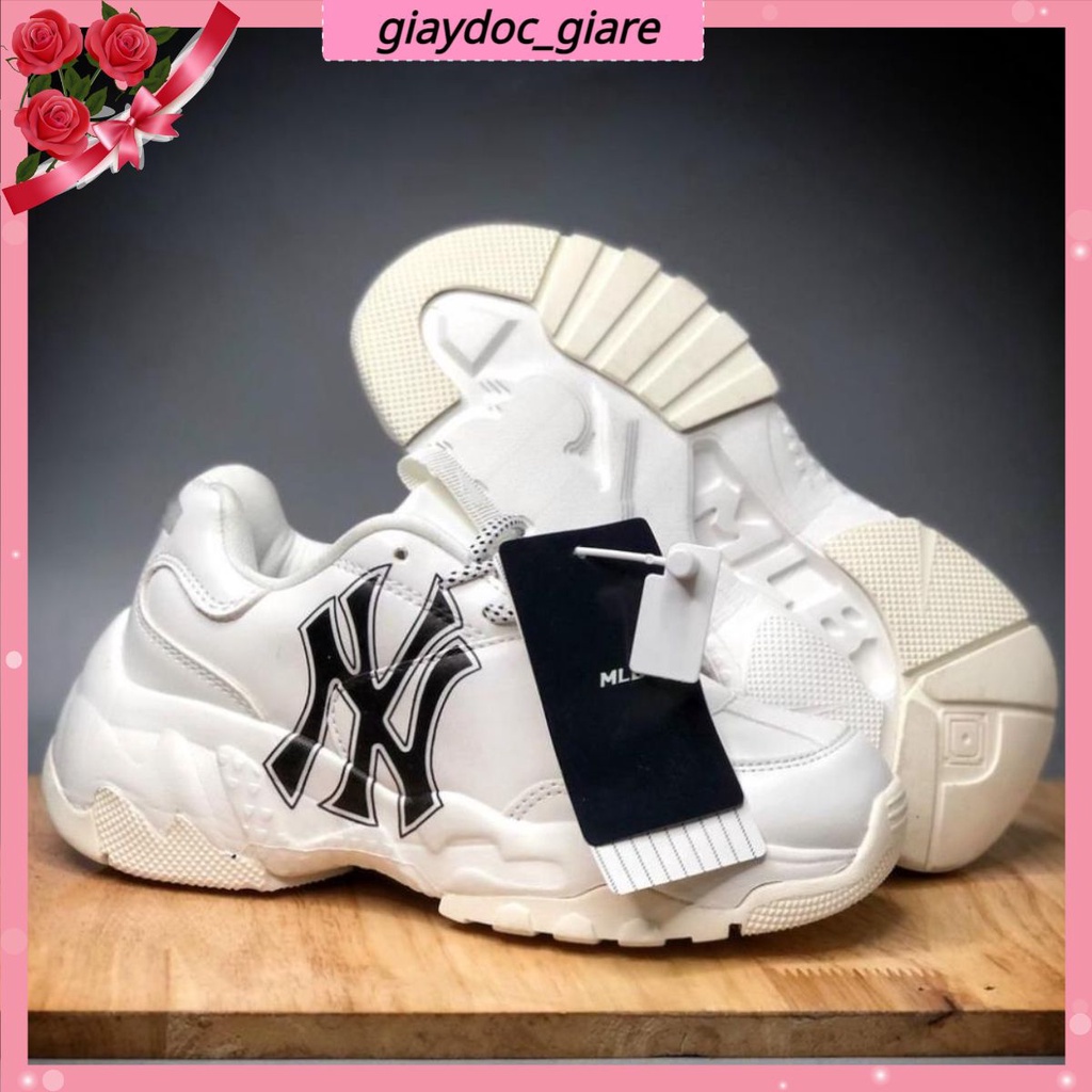 👉giaydoc_giare👉chào bạn!! Giày MLB NY Độn Đế Cao Cấp Tăng Chiều Cao 6cm Nam Nữ Hàng Cao Cấp Full Box + Bill 🐧