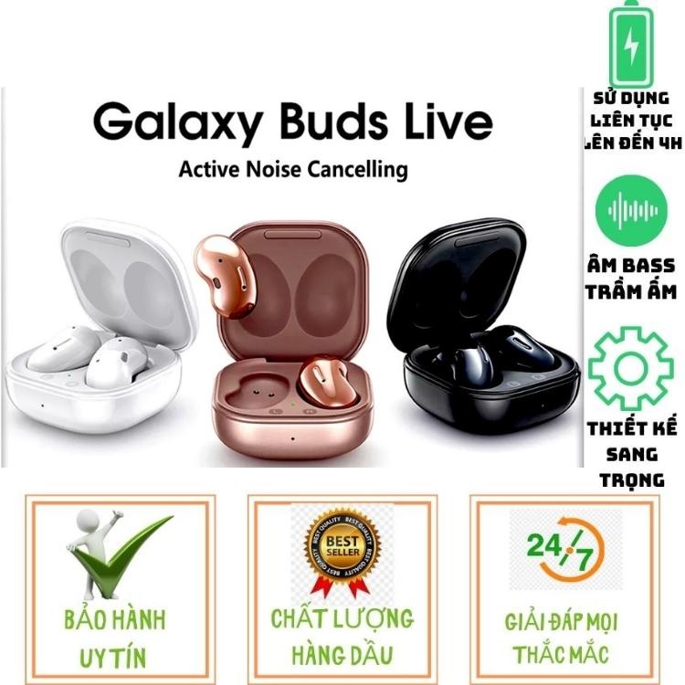 Tai nghe Bluetooth galaxi buds live r180.Tai nghe không dây pin trâu. kiểu dáng hạt đậu cao cấp. chống ồn chù động.
