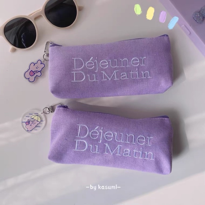 TÚI ĐỰNG BÚT MÀU TÍM