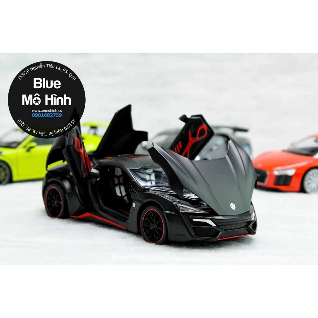 Blue mô hình | Xe mô hình Lykan Hypersport 1:24