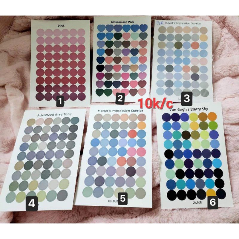 miếng dán sticker trang trí top loader, sổ, thiệp