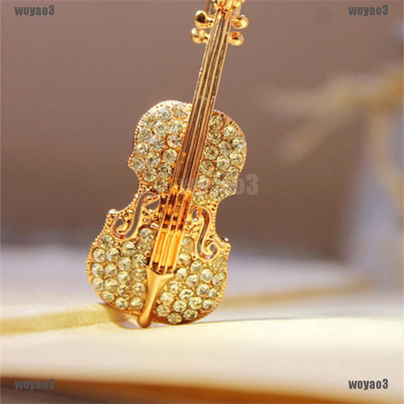 Áo Thun In Hình Đàn Violin Đính Đá Thời Trang Cho Nữ