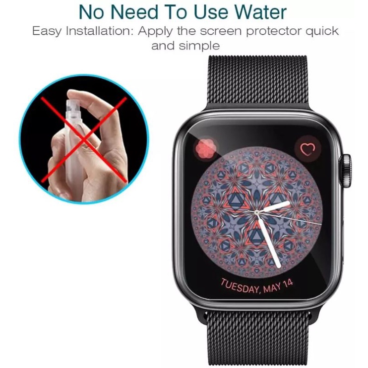 Miếng dán 3D Hydrogel Mềm Mại Bảo Vệ màn hình dành Cho Apple watch serie 7 41mm/45mm