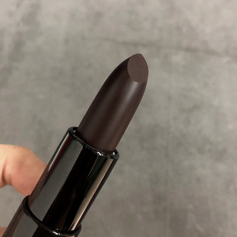 Son Môi Lì Trang Điểm Phong Cách Gothic Anh Em Gothic Màu Đỏ Đậm Socola Màu Nâu Lì Ins Siêu Nóng Bỏng