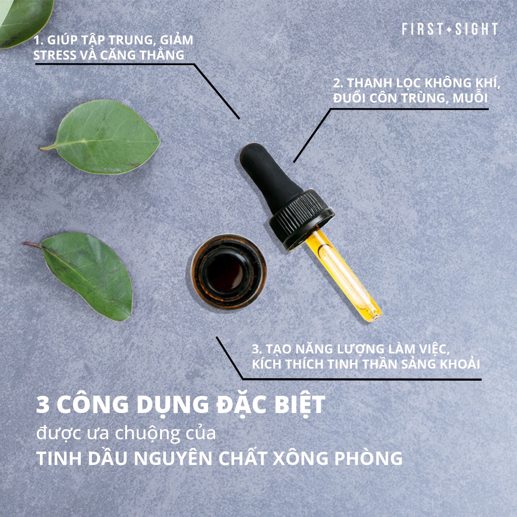 Tinh Dầu Thơm Phòng Thiên Nhiên Nguyên Chất 10 Mùi Hương 10ml First Sight
