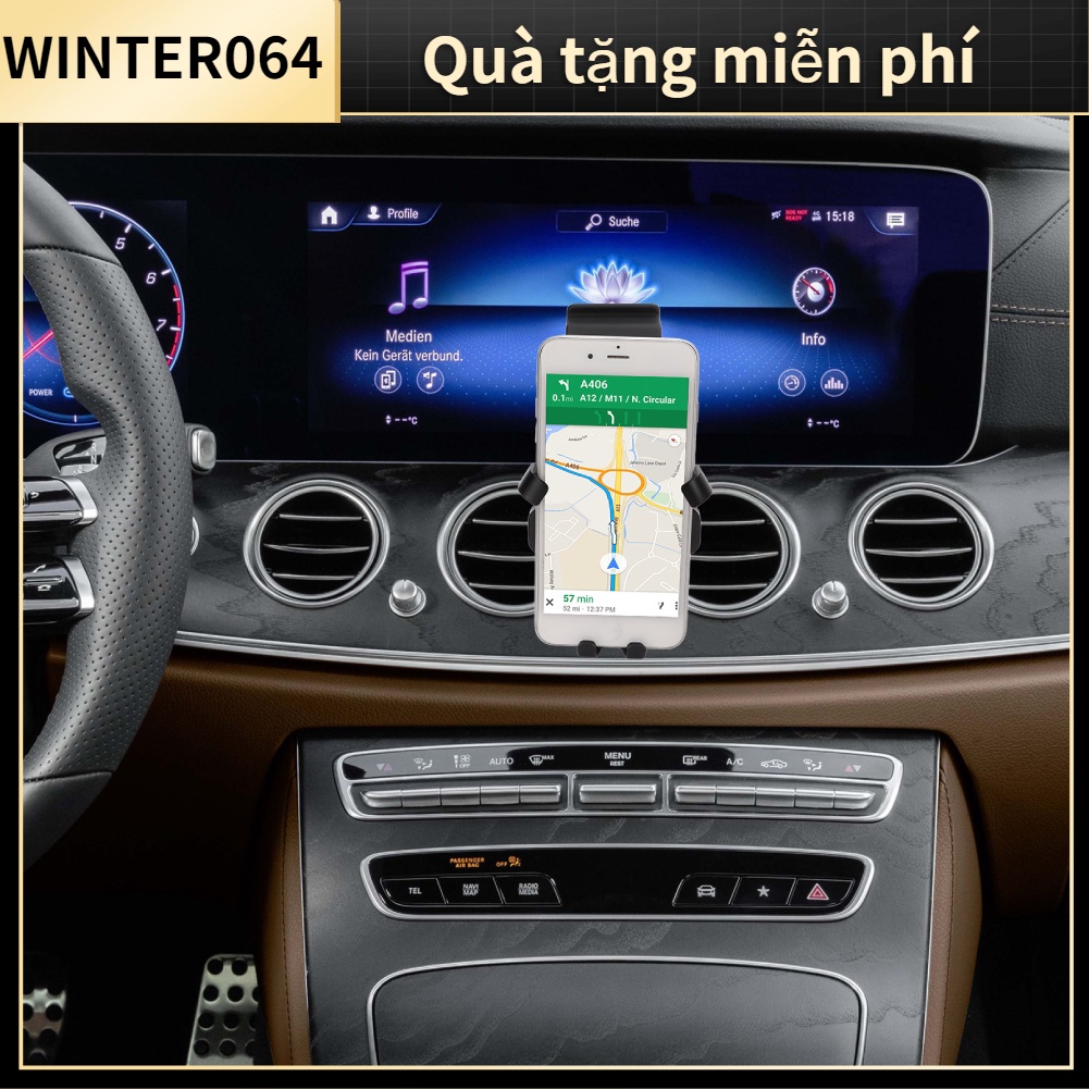 Giá Đỡ Điện Thoại Di Động Trên Ô Tô Mùa Đông064 360° Giá Đỡ Điện Thoại Gắn Bảng Điều Khiển Xe Hơi Benz