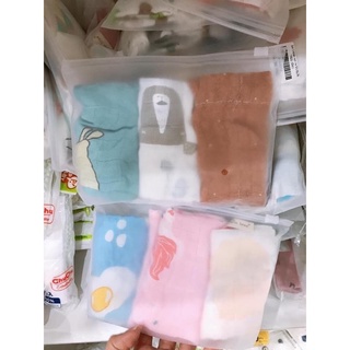 CH Sét 3 khăn sữa sợi tre Muslin tree (Giao nhanh)