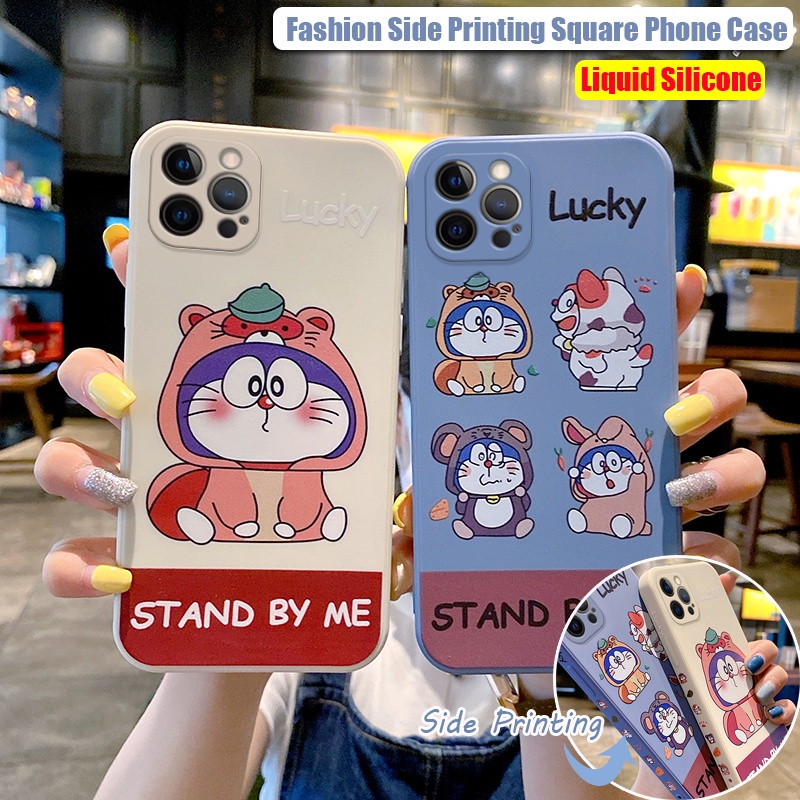 Ốp Điện Thoại Silicon Dẻo Họa Tiết Doremon Dễ Thương Cho Iphone 12 Mini 11 Pro Max Xs Max Xr X 7 8 6 6s Plus Se