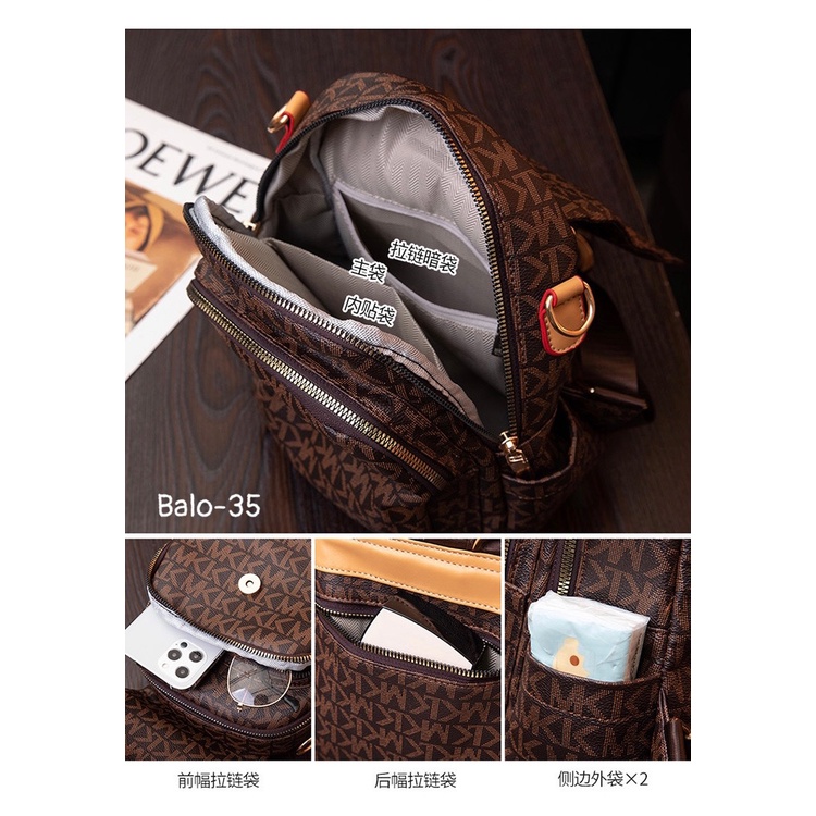 Balô Nữ MK Logo D Balo-35