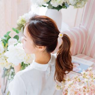 Dây cột tóc Hàn Quốc hình quả trứng luộc dễ thương