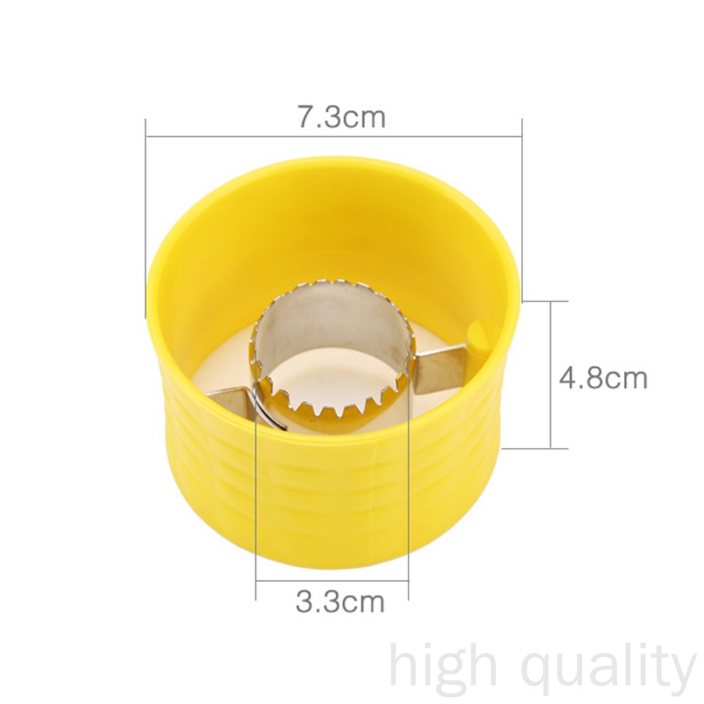 Dụng Cụ Tách Hạt Bắp Tiện Lợi Bằng Thép Không Gỉ 304 Không Gỉ Màu Vàng 998