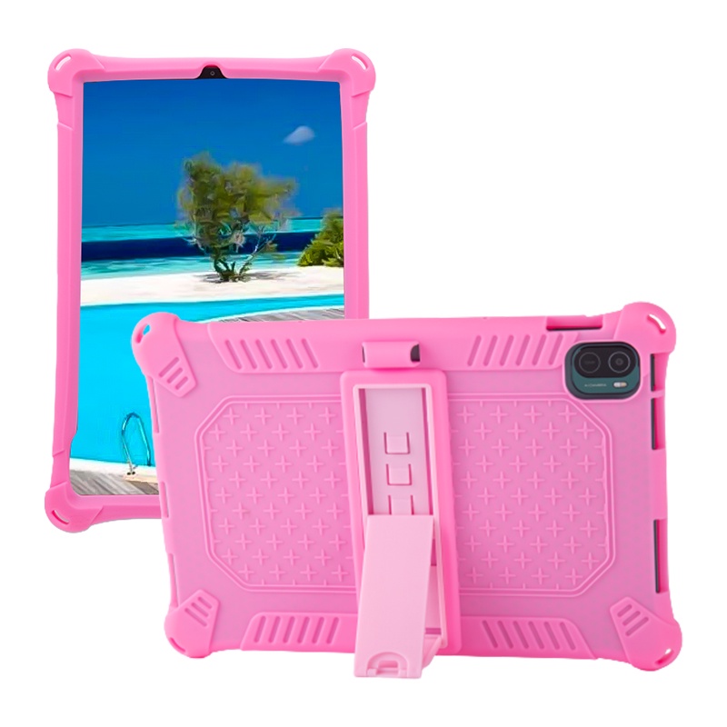 Ốp Máy Tính Bảng Bằng Silicon Mềm Có Giá Đỡ Cho Samsung Galaxy Tab S8 S7 11'' 2022 X700 T870