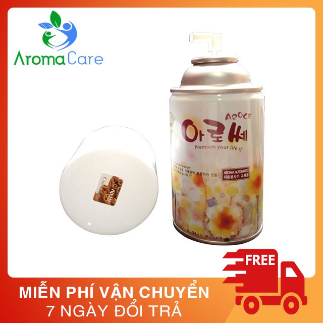 [Mau giao hàng] Bình xịt thơm phòng Aromatherapy Hàn Quốc - AROMACARE- Mùi Quế