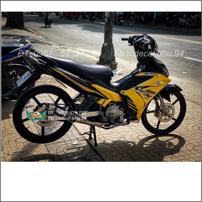 Tem Exciter 135 Mx vàng đen (V)