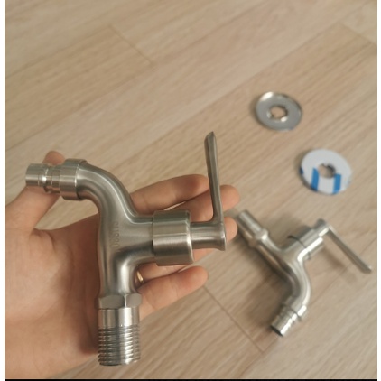 Vòi hồ, vòi nước tay gạt, vòi máy giặt inox SUS 304 cao cấp Moonoah MN2362