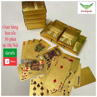 Bộ bài tây mạ vàng hình 100 euro mang nhiều tài lộc,may mắn. nnk032