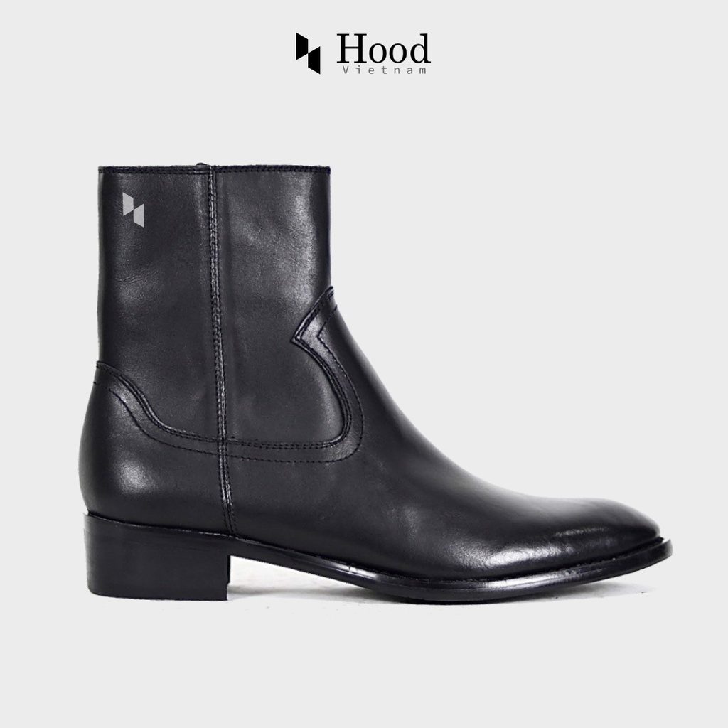 Giày Zip Boot khóa chéo - 100% da bò cao cấp - Khóa INOX chống gỉ - Bảo hành 12 tháng #thehood