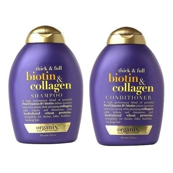 Dầu gội OGX kích mọc tóc biotin tím 389ml combo 4