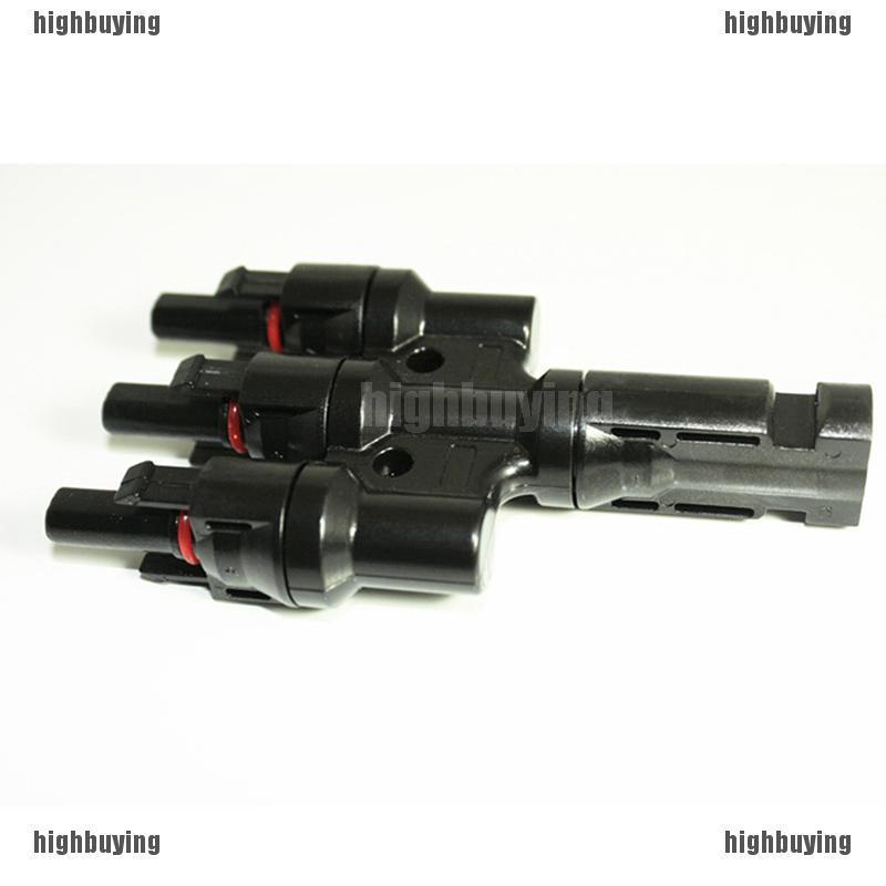 Cặp đầu nối MC4 nhánh Y và nhánh T chuyên dụng cho tấm năng lượng mặt trời