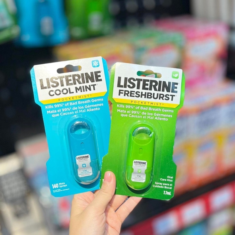 Xịt thơm miệng LISTERINE hương vị COOL MINT - Hàng Mỹ