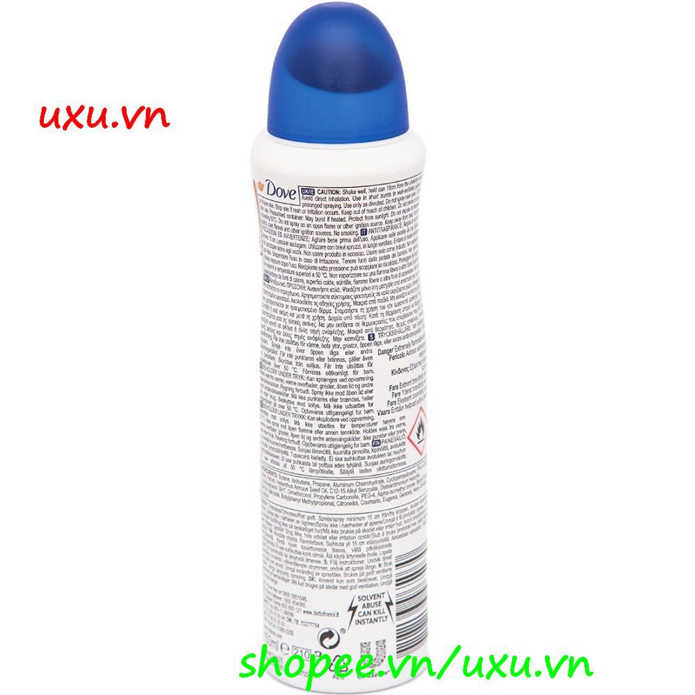 Xịt Khử Mùi Nữ 150Ml Dove Original, Với uxu.Vn Tất Cả Là Chính Hãng. | BigBuy360 - bigbuy360.vn