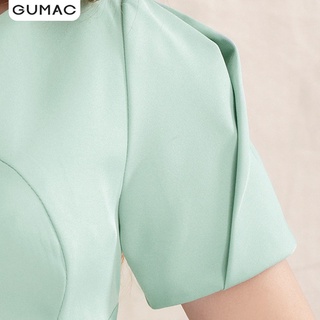 Đầm rã kiểu tay xếp GUMAC DA1060
