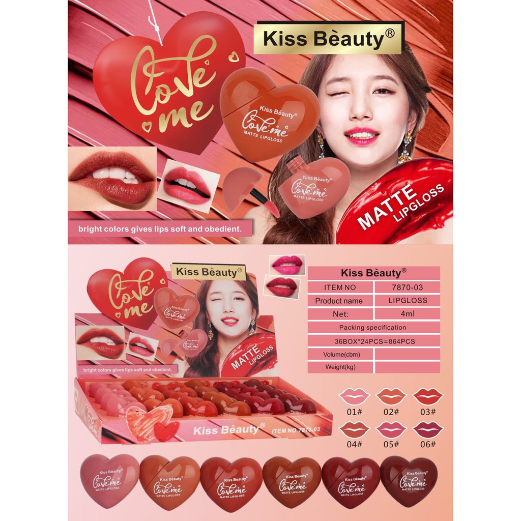 [HOT NEW] Son kem lì Kiss Beauty Cover Me chính hãng có sẵn | BigBuy360 - bigbuy360.vn