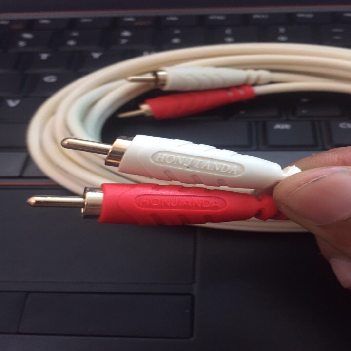 DÂY AV | Dây AV 4 đầu HJD . Chiều dài 10M Màu , Đồng Nguyên Chất - AV4D10M