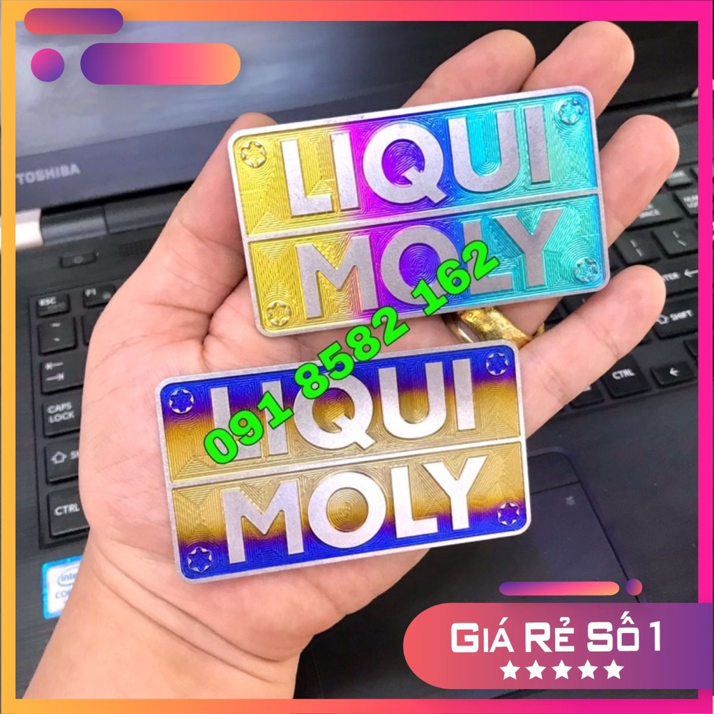 Tem titan nắp bình nước  dán xe ab,vario,shmode  - đồ chơi xe máy