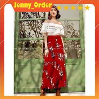 Set váy + áo thổ cẩm boho