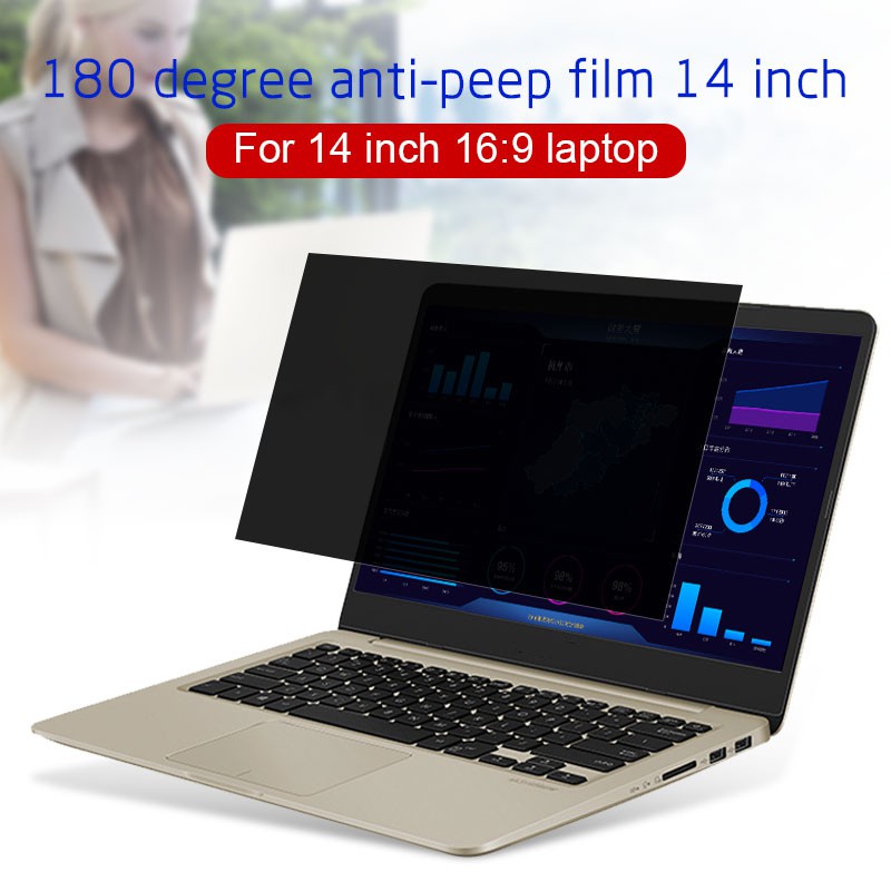  Miếng dán màn hình chống nhìn trộm 13inch 14inch 15.6inch cho laptop 16:9