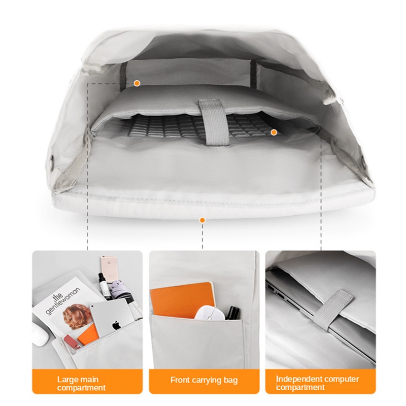 Balo đựng laptop EVERTONER chống thấm nước thích hợp cho Macbook 13.3 14 15 15.6 inch