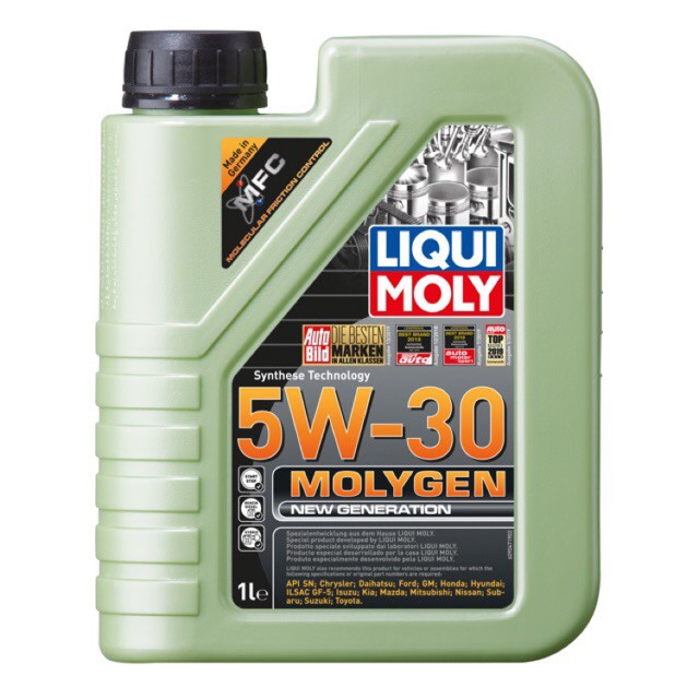 Nhớt 100% tổng hợp xe tay ga Liqui Moly Molygen 5W30 1L - Dùng cho tất cả dòng xe tay ga đời mới, xe AB, SH, Nouvo, PCX