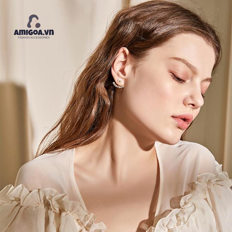 Bông Tai Hình Hoa Cúc Nhỏ Thời Trang Dành Cho Nữ