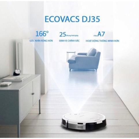 Robot Lau Nhà Ecovacs DEEBOT DJ35 - Hàng Chưa Qua Sử Dụng, Mới 100% .