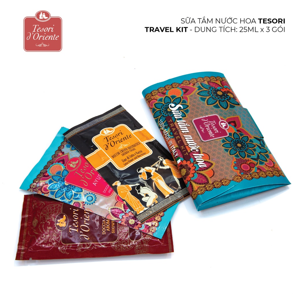 Sữa tắm gói du dịch 25ml Tesori d' Oriente chính hãng | BigBuy360 - bigbuy360.vn