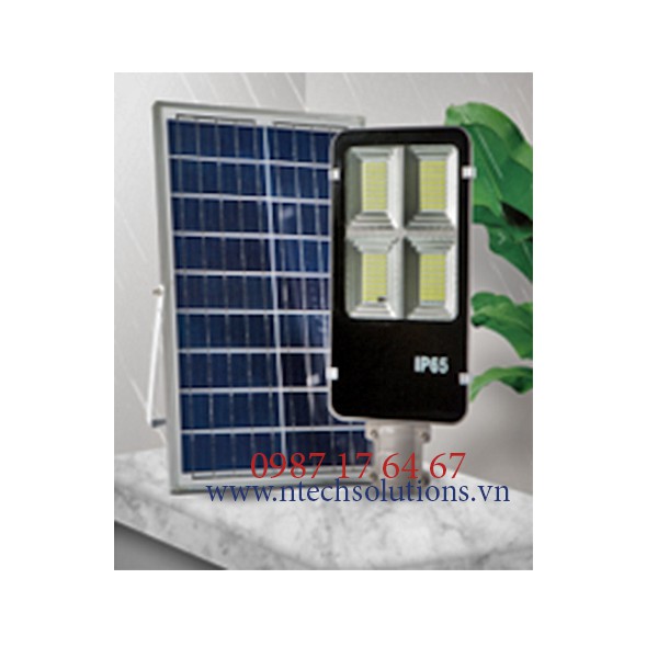 Đèn đường, đèn năng lượng mặt trời Jindian JD-E6200 Công suất 200W Khung Nhôm, Chip Led "SMD" - BH 02 Năm