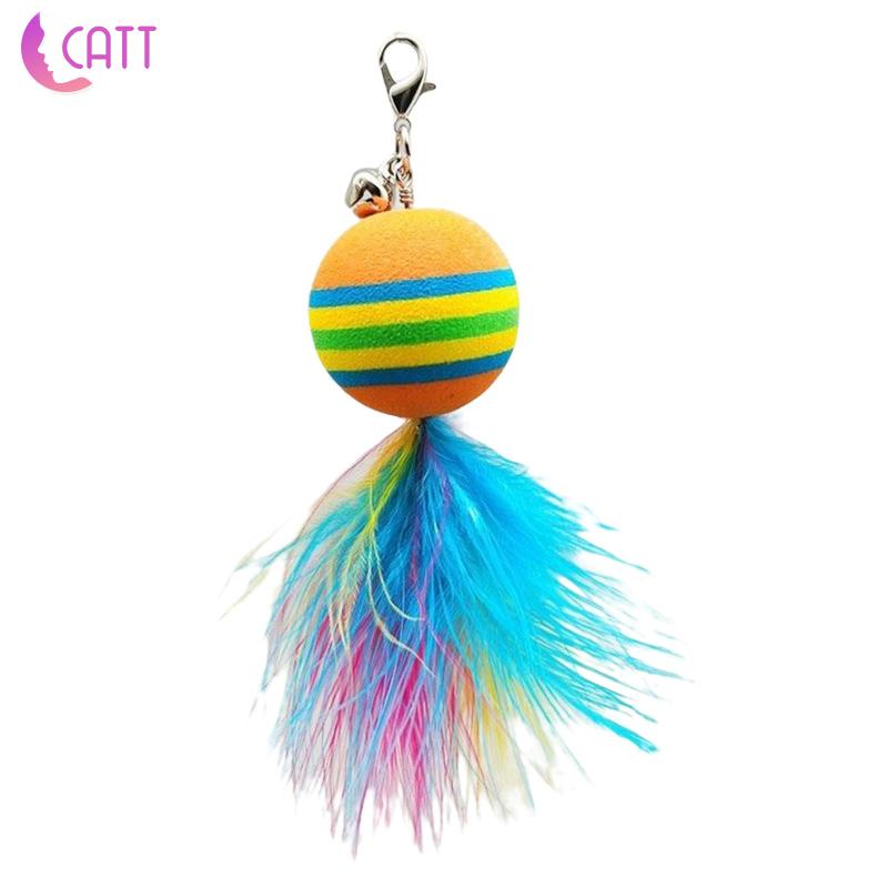 Đồ Chơi Lông Vũ Tương Tác Với Mèo Cưng [Dadada1]