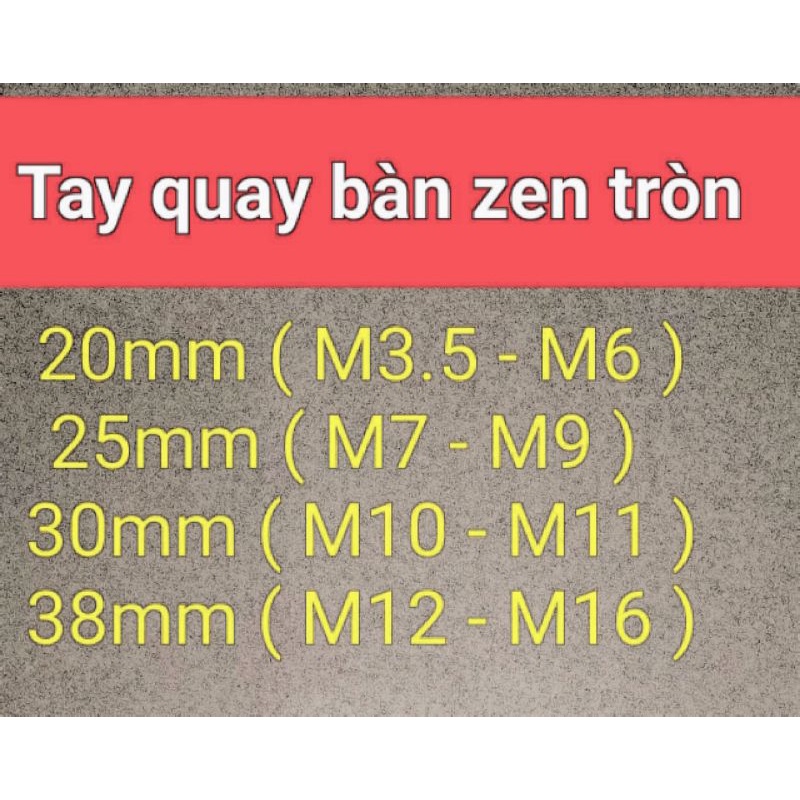 Tay quay bàn zen nhiều loại