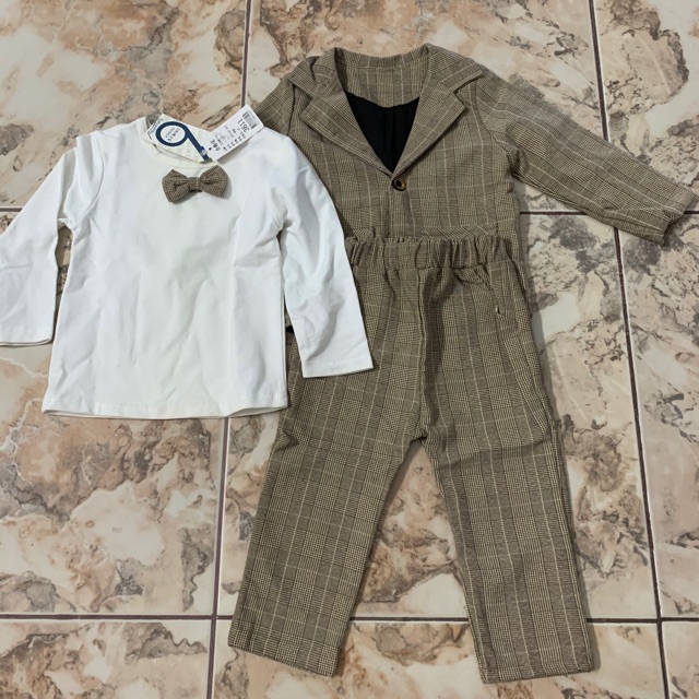 Sét áo vest 3 món cho bé 12-18 tháng