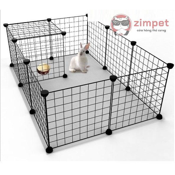 Miếng ghép chuồng cho thú cưng - Lông quây cho chó mèo - Tấm ghép chuồng giá rẻ tặng kèm chốt