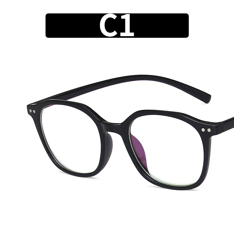 Mắt kính gọng oval chống bức xạ phong cách Hàn Quốc cho nữ