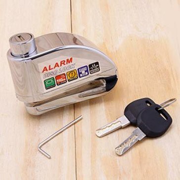 Ổ Khóa Đĩa Báo Động ALARM Chống Trộm Cao Cấp Hú Lớn Khóa Có Tặng Kèm Pin, Bảo Hành 1 Đổi 1 (Chính Hãng)