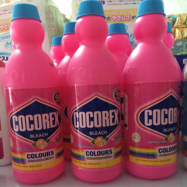 NƯỚC TẨY QUẦN ÁO TRẮNG VÀ MÀU GOODMAID COCOREX HƯƠNG HOA 500g - HÀNG NHẬP MALAYSIA