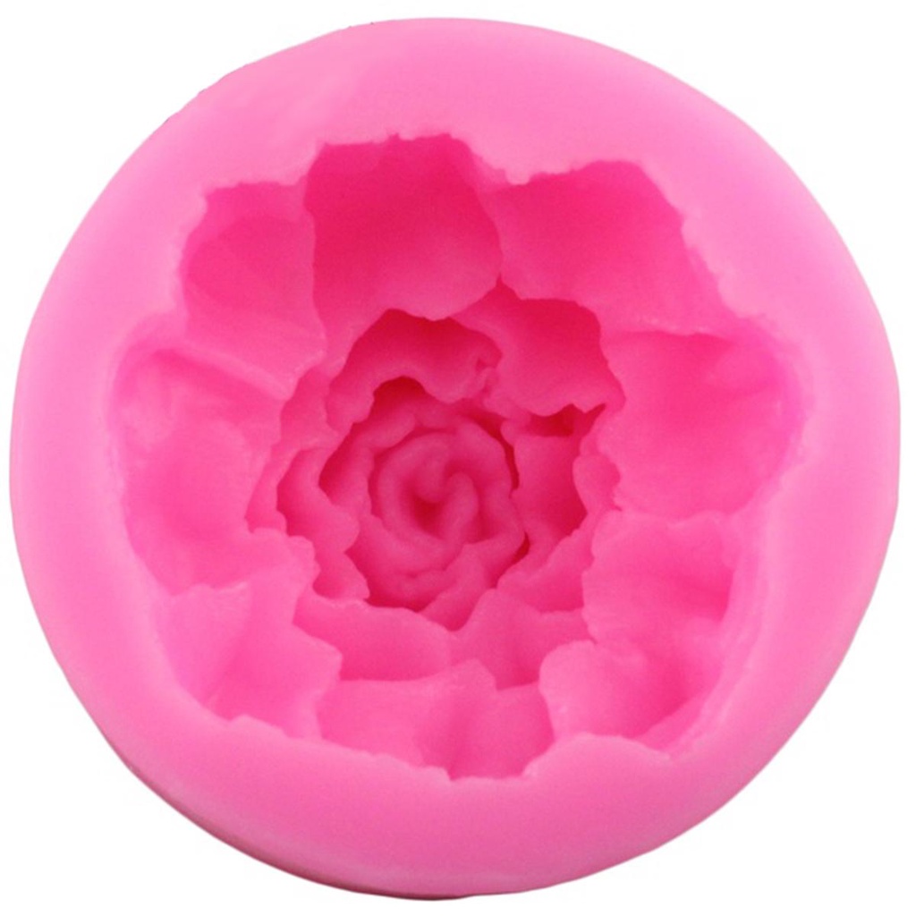 Khuôn Silicone Tạo Hình Hoa Hồng Trang Trí Bánh