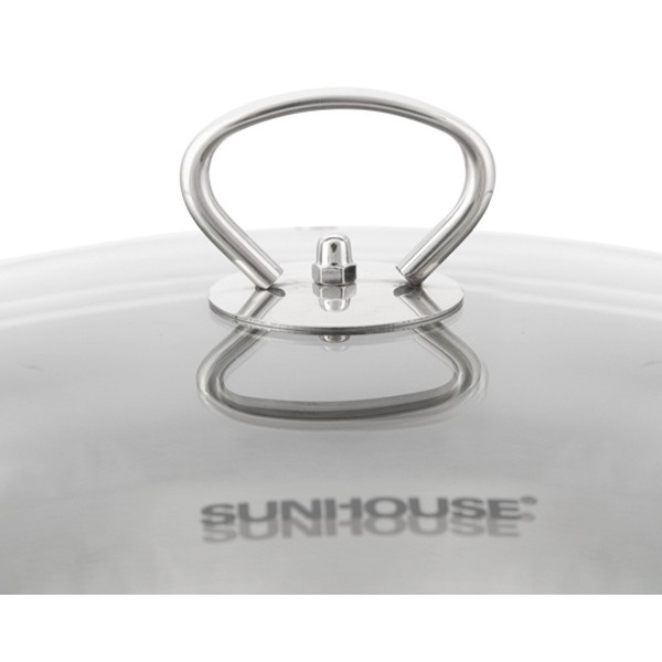 Nồi luộc gà inox 3 đáy SUNHOUSE SH28LG Đun bếp từ và mọi loại bếp
