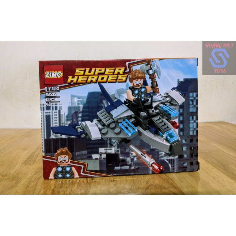 Đồ chơi Lego SUPER HEROES ZIMO ZM535 CAPTAIN AMERICA,SPIDER-MAN,THOR,IRON MAN MK50